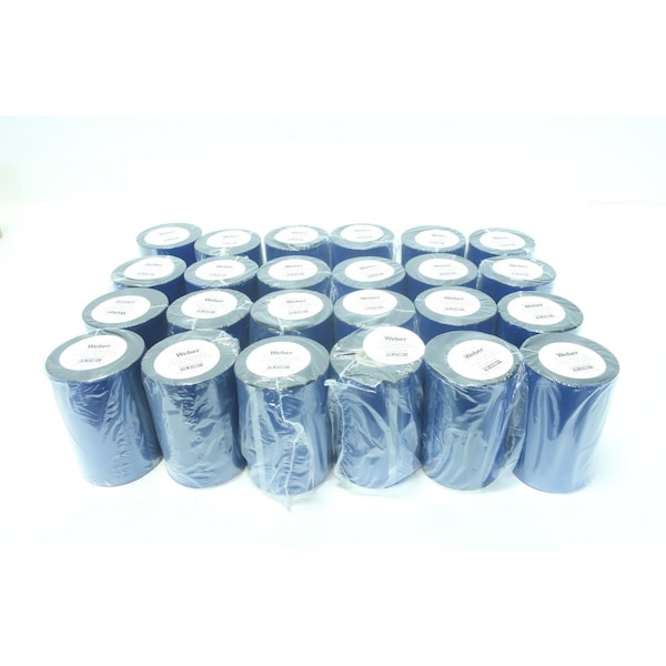 Weber Fastprint Ii Box Of 24 433In X 1476Ft Thermal Transfer Ribbon Ink Ribbon 619911 - main